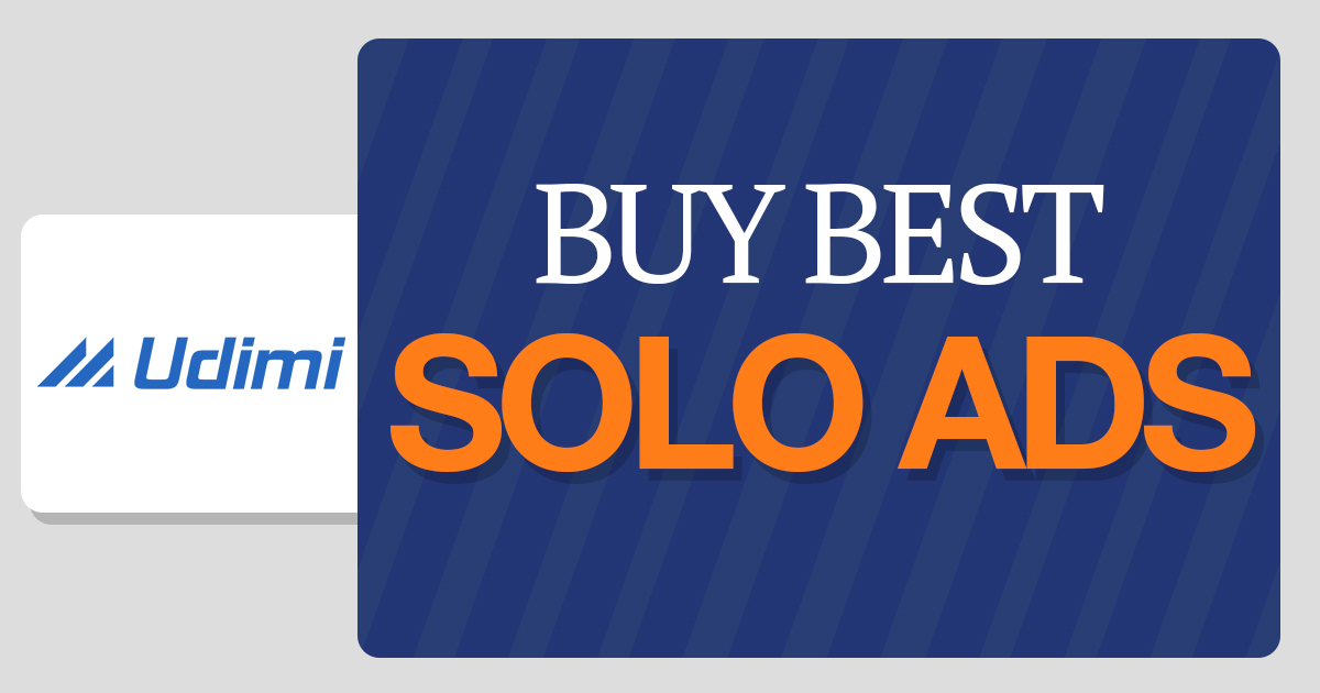 Buy solo ads - Udimi